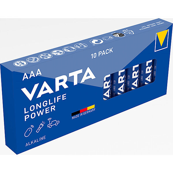 VARTA Batterie Longl.Power Micro, R3, Al-Mn 4903 Stk.1 AAA